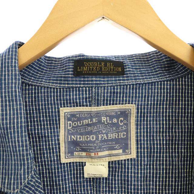 ダブルアールエル RRL LIMITED EDITION INDIGO FABRIC ラルフローレン 