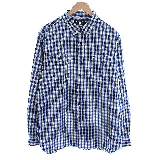 ダブルアールエル RRL ラルフローレン シャツ ギンガムチェック 長袖 