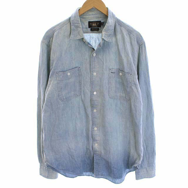 ダブルアールエル RRL ラルフローレン エイジング加工 シャンブレー 