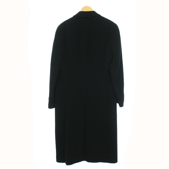 最終価格　GIORGIO ARMANI イタリア製 ロングチェスターコート GIORGIO ARMANI イタリア製 ロングチェスターコート ブラック