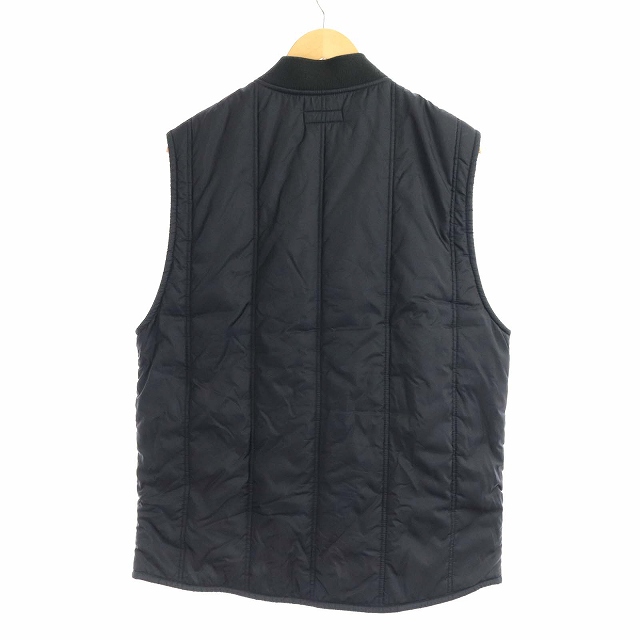 シュプリーム SUPREME 15AW shop vest 中綿ベスト アウター ジップ 