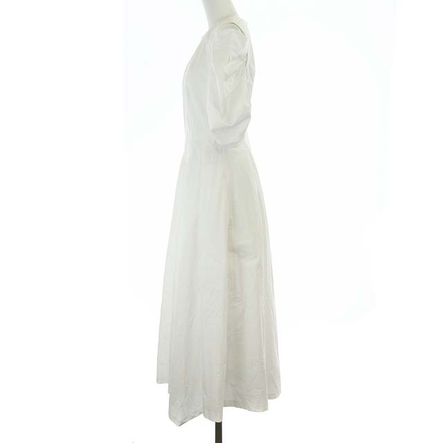 未使用品 セルフォード Celford 21ss 2way スリーブワンピース フレア ロング 半袖 36 S 白 ホワイト Ym レディース 081 ベクトルパーク