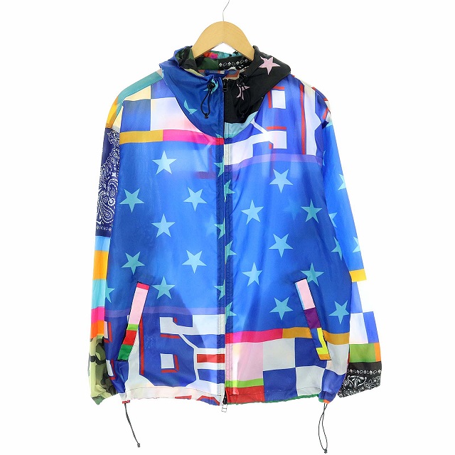 ソフネット SOPHNET. 17SS MULTI PATTERN ZIP UP HOODY パーカー 
