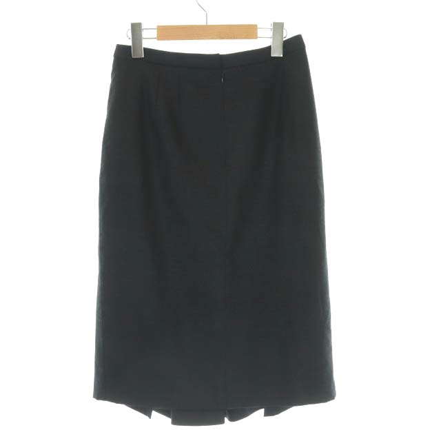未使用品 エルメス HERMES プリーツスカート ひざ丈 フランス製  