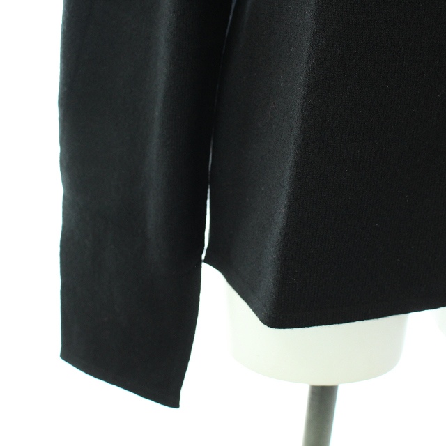 エルメス HERMES カーディガン 長袖 ニット ジップアップ 黒 ブラック