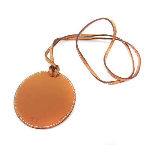 エルメス HERMES ネックレス ペンダントトップ チャーム ミラー 