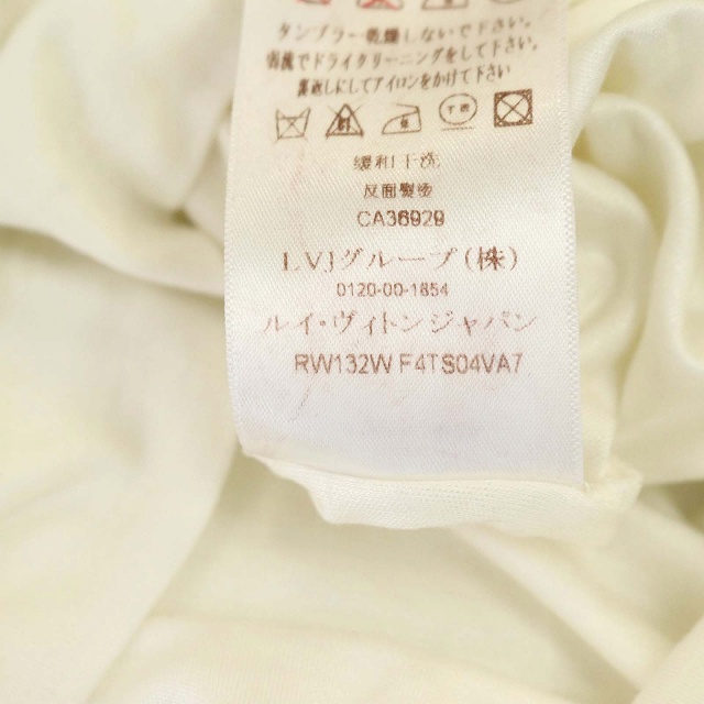 ルイヴィトン　カットソー Tシャツ　スパンコールLOUIS VUITTONロゴ ヴィトンジャケットパンツスニーカーバッグピアスに合うTシャツ