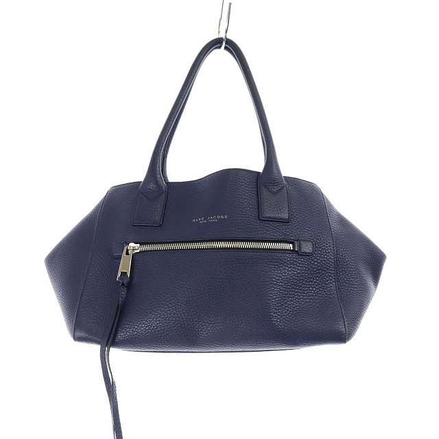 Marc Jacobs ネイビー レザー ハンドバッグ Marc Jacobs ネイビー レザー ハンドバッグ