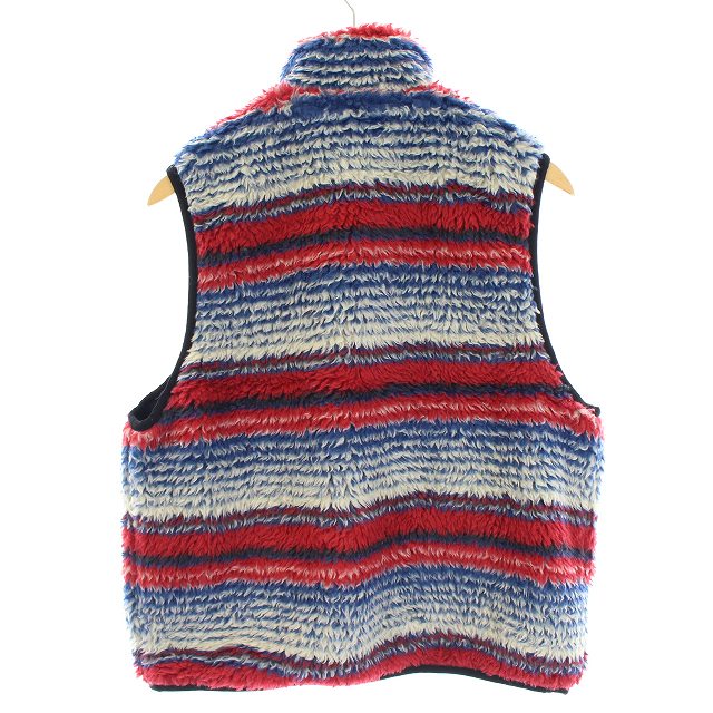 未使用品 ステューシー STUSSY STRIPED SHERPA VEST ベスト フリース 