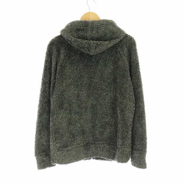 ディーゼル DIESEL ボアパーカー ジップアップ 長袖 S グレー /SI1 