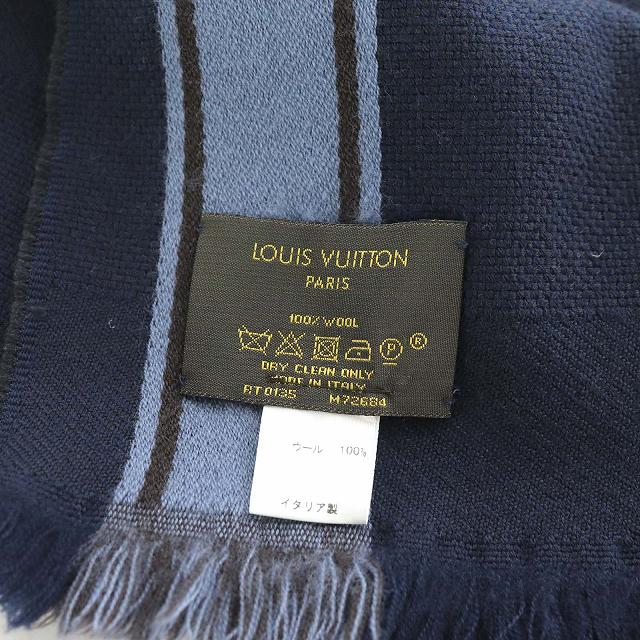 ルイヴィトン LOUIS VUITTON エシャルプ・メサジェ ロゴ ニット 