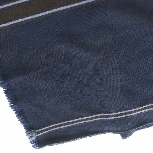 ルイヴィトン LOUIS VUITTON エシャルプ・メサジェ ロゴ ニット 