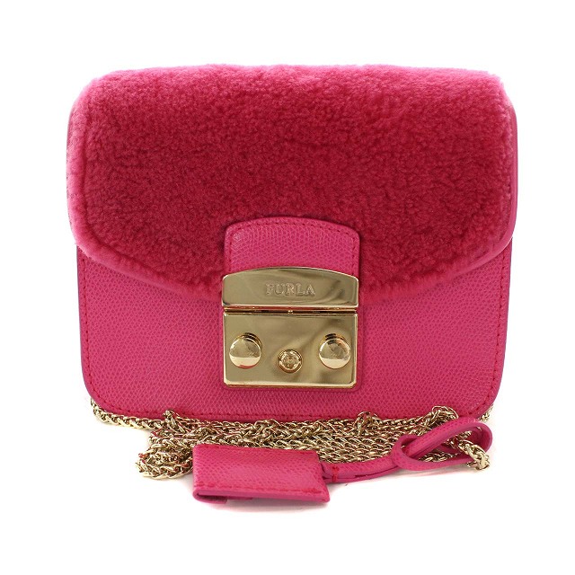 フルラ FURLA メトロポリス ショルダーバッグ ポシェット チェーン 