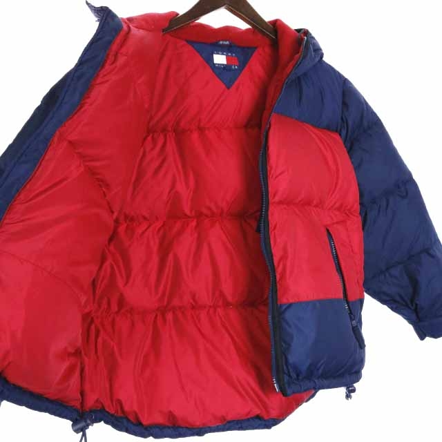 トミーヒルフィガー TOMMY HILFIGER ダウンジャケット S 紺 ネイビー 
