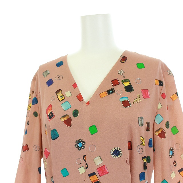 ポールスミス 裏地宝石総柄【美品】