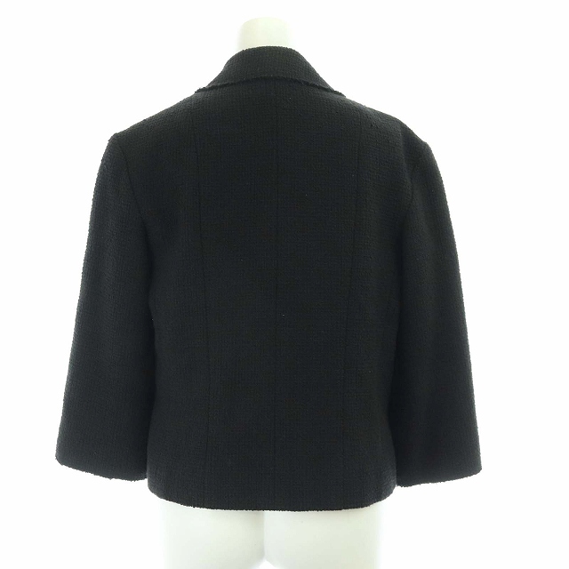 シャネル CHANEL 12P ココマーク ツイード テーラードジャケット  