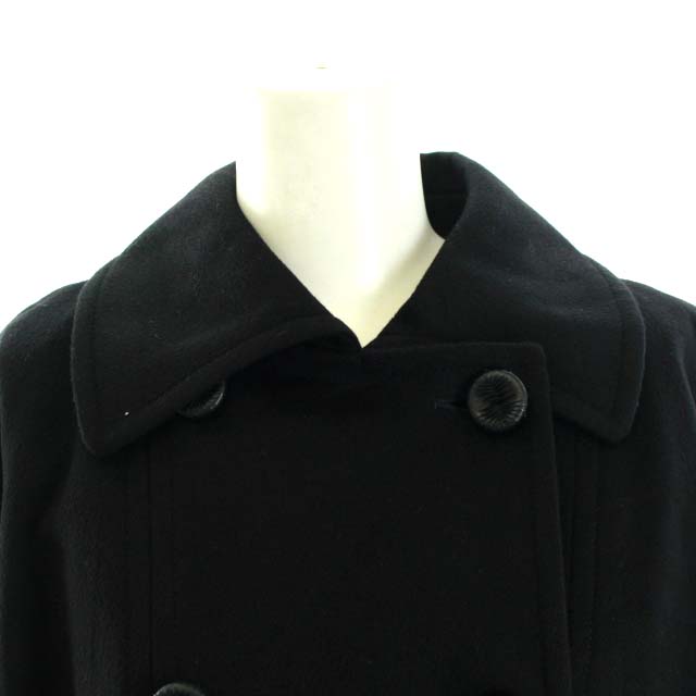 希少美品　 GIORGIO ARMANI　ケープコート　ブラック　46 ジョルジオアルマーニ GIORGIO ARMANI ポンチョ ケープ アウター 黒