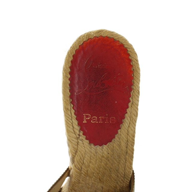 クリスチャンルブタン Christian louboutin サンダル ウェッジソール