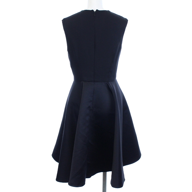 ヨーコチャン Yoko Chan サーキュラードレス ワンピース ノースリーブ 膝丈 フレア 36 S 黒 ブラック Nm レディース 081 ベクトルパーク