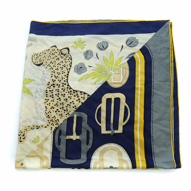 エルメス HERMES 20AW カレジェアン130 LES LEOPARDS MODERNES モダン  