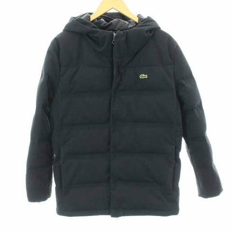 ラコステ LACOSTE ピケダウンジャケット アウター フード フーディ 