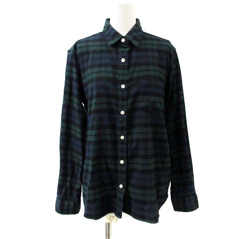 FTC ネルシャツ XL ネイビー×グリーン HEAVY PLAID NEL SHIRT – FTC