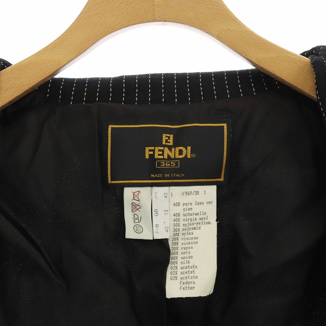 フェンディ FENDI ヴィンテージ ダブル スーツ セットアップ 上下 