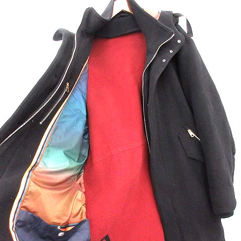 ポールスミス PAUL SMITH 19AW ビックロゴ フーデット コート ロング 