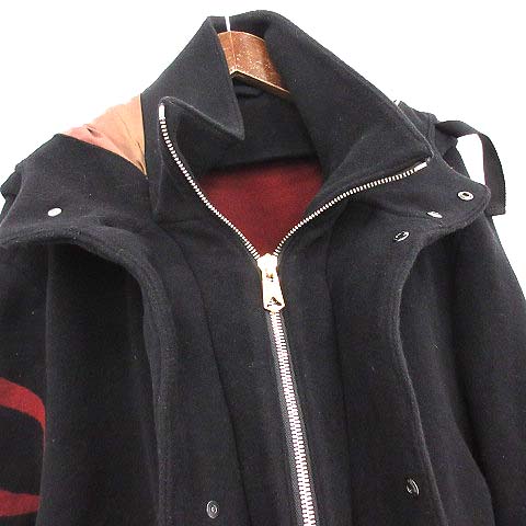 ポールスミス PAUL SMITH 19AW ビックロゴ フーデット コート ロング 