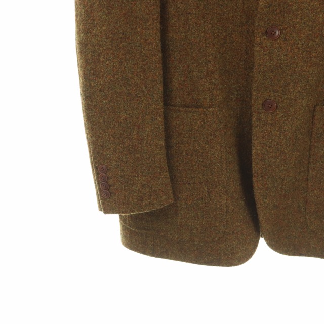 ザ スーツカンパニー The Suit Company ハリスツイード シングル テーラードジャケット ウール 185cm Xl相当 茶 ブラウン St メンズ 081 ベクトルパーク