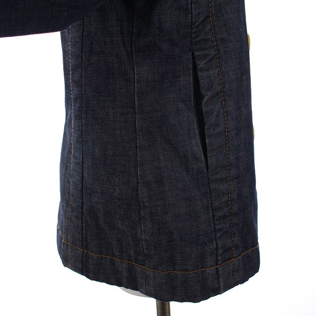 マークジェイコブス MARC JACOBS デニムPコート インディゴ 6 L