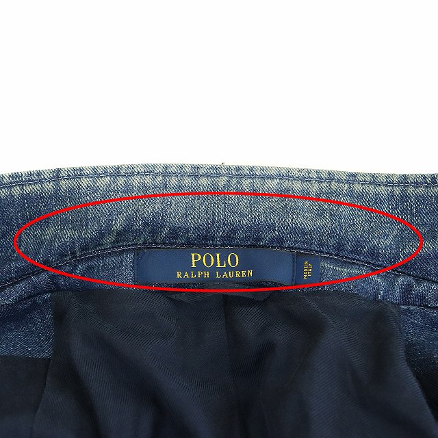 s*t様 ポロbyラルフローレン　ヴィンテージ　ジャケット　インディゴ　リブ編 中古・古着通販】POLO RALPH LAUREN (ポロ・ラルフローレン