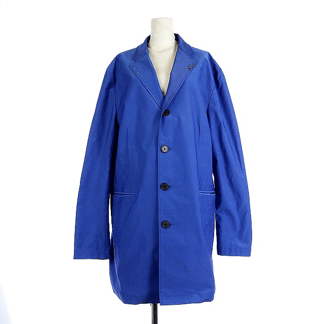 ランバンオンブルー LANVIN en Bleu スプリングコート ロング ハンカチ付き 青 ブルー /AK1 メンズ 081-102111120180 | ベクトルパーク ランバンオンブルー LANVIN en Bleu スプリングコート ロング ハンカチ付き 青 ブルー /AK1 メンズ 081-102111120180 | ベクトルパーク