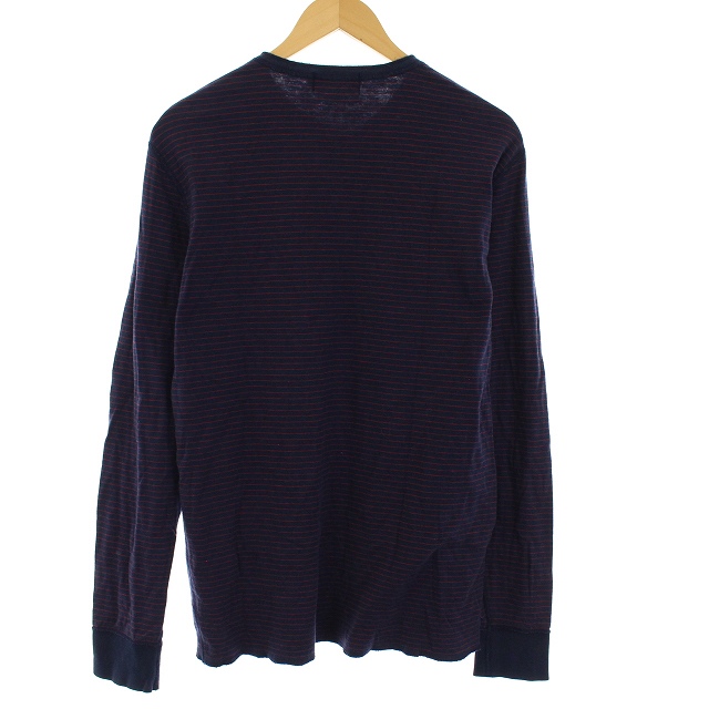 特価！希少！RRL ネイビー ヘンリーネック 長袖カットソー M 希少！RRL ネイビー ヘンリーネック 長袖カットソー M