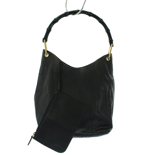 グッチ GUCCI バンブー ワンショルダーバッグ トートバッグ ポーチ付き  