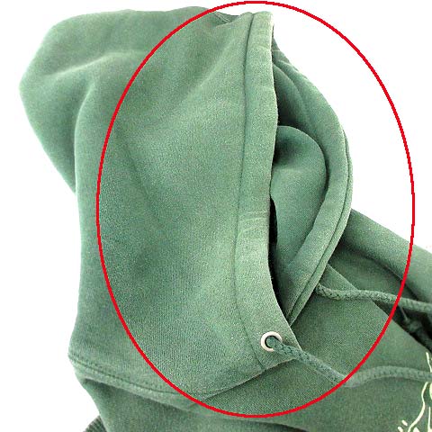 ステューシー STUSSY スウェット パーカー 刺繍 ロゴ プルオーバー 裏