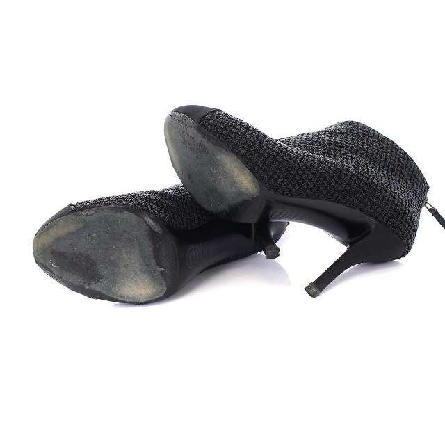 シャネル CHANEL ブーティ ショートブーツ ピンヒール ハイヒール ココ  