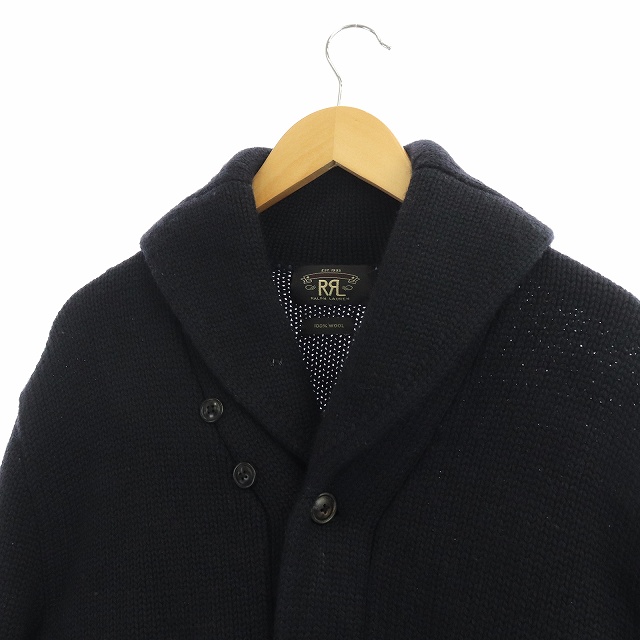 ダブルアールエル RRL ラルフローレン ショールカラー ニット