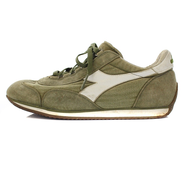 ディアドラ Diadora スニーカー シューズ スエード レザー 27cm カーキ Bm9 メンズ 081 ベクトルパーク