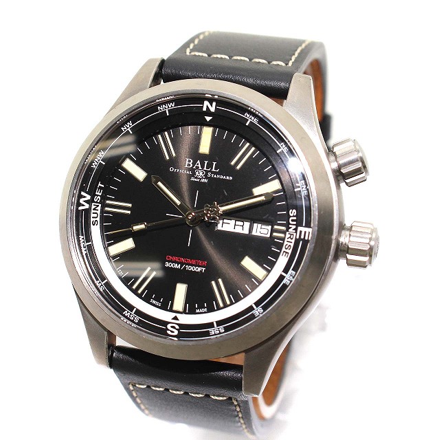 Ball Watch ボール ウォッチ Engineer Master2 300m防水ダイバー スイス製 腕時計 自動巻き クロノメーター レザー 黒 ブラック K メンズ 081 ベクトルパーク Ball Watch ボール ウォッチ Engineer Master2 300m防水ダイバー スイス製 腕時計 自動巻き クロノメーター レザー 黒 ブラック K メンズ 081 ベクトルパーク