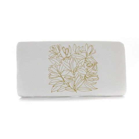 シャネル CHANEL コスメライン ノベルティ ポーチ 小物入れ 花柄 刺繍