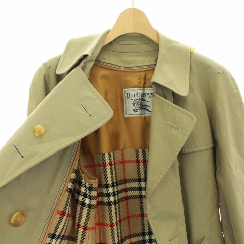 55%以上節約 Burberry Lベージュ ベルト付き ロング丈 トレンチコート ノバチェック - トレンチコート
