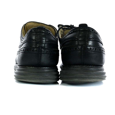 コールハーン Cole Haan ビジネスシューズ ウイングチップ アーモンドトゥ 11 29 0cm 黒 ブラック An39 D メンズ 081 ベクトルパーク