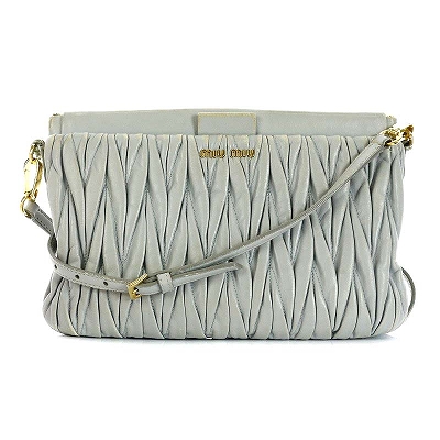 ミュウミュウ Miumiu マテラッセ ショルダーバッグ ポシェット レザー 牛革 グレー An17 Oh レディース 081 ベクトルパーク ミュウミュウ Miumiu マテラッセ ショルダーバッグ ポシェット レザー 牛革 グレー An17 Oh レディース 081 ベクトルパーク