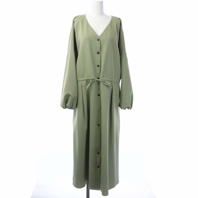 アーバンリサーチ Urban Research シャツワンピース ロング 長袖 F 緑 グリーン Iw レディース 081 ベクトルパーク