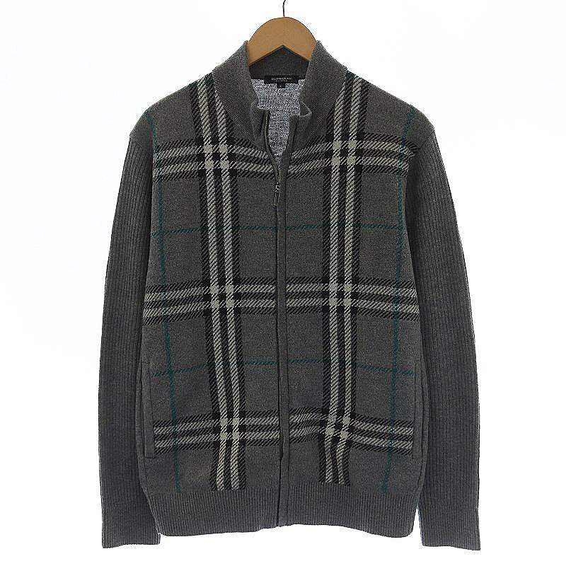 バーバリー ロンドン BURBERRY LONDON ジップアップジャケット ニット