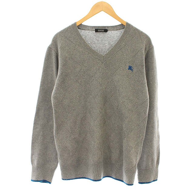 バーバリーブラックレーベル BURBERRY BLACK LABEL ニット Vネック 