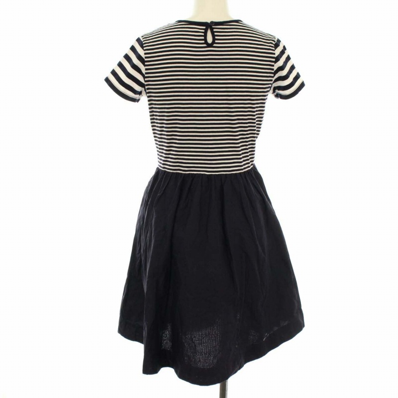 ケイトスペード Kate Spade キッズ 子供服 ワンピース ボーダー フレア 半袖 160 紺 ネイビー Dk レディース 081 ベクトルパーク