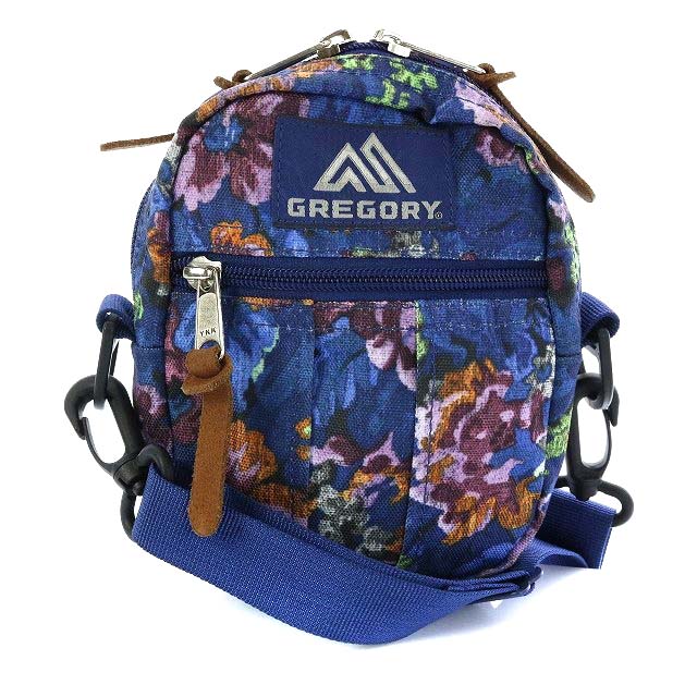 グレゴリー Gregory ショルダーバッグ ワンショルダー 花柄 ナイロン S 青 ブルー Yo23 メンズ レディース 081 ベクトルパーク