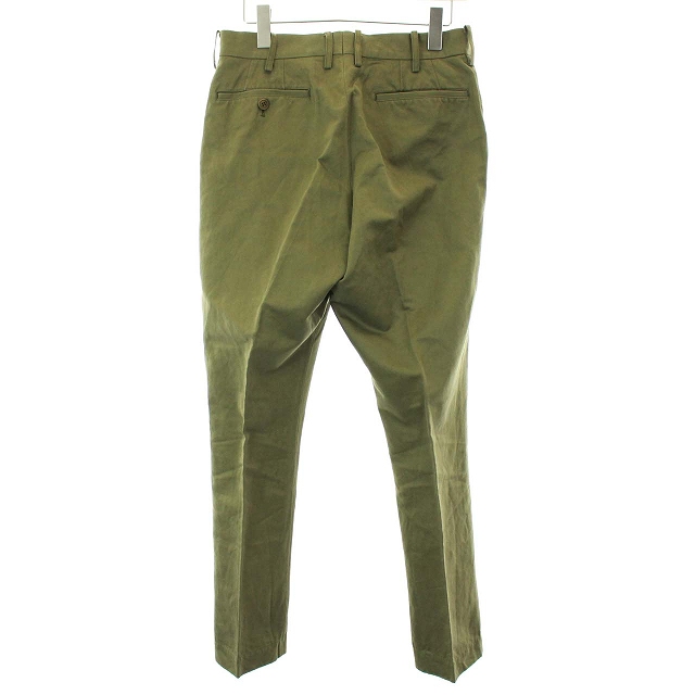 ビューティフルピープル Beautiful People ベイカーパンツ ワークパンツ 麻 リネン混 S カーキ Nn メンズ 081 ベクトルパーク